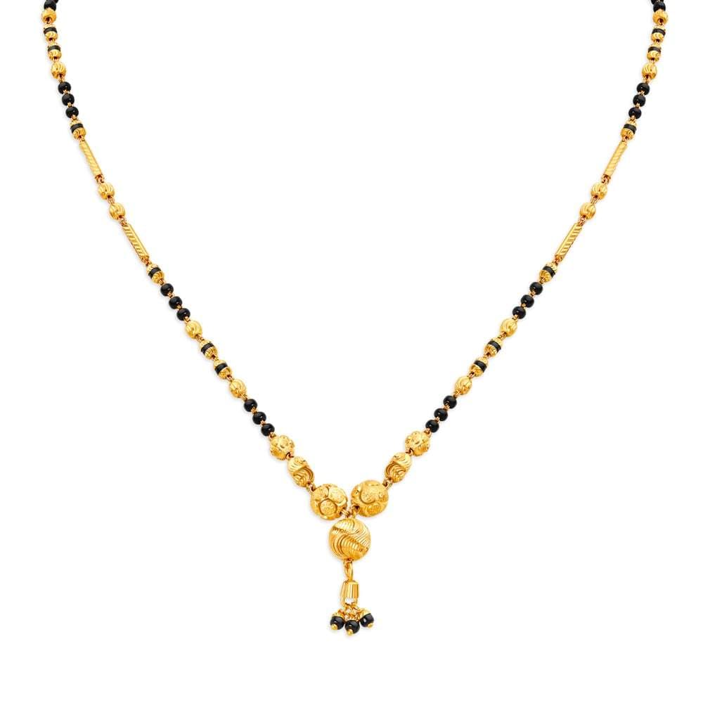 TANISHQ 22 KT Yellow Gold Mangalsutra cm, 511250YHZAA00) in