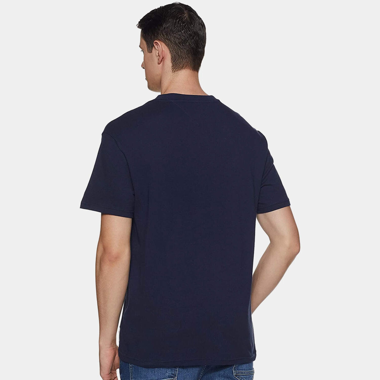 TOMMY HILFIGER Men's T-Shirt Regular fit Solid Half Sleeve Colour