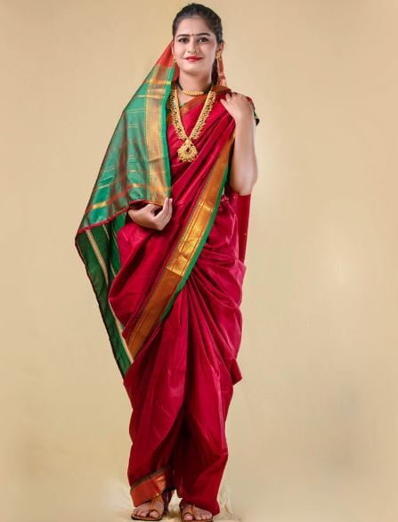 Maharashtrian Saree Pattern Names Nauvari Saree Draping Styles