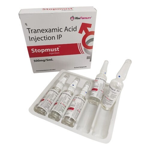 Tranexamic acid Injection Ip Stopmust in Mumbai at best price by Micropolis  Life Sciences Pvt Ltd - Justdial