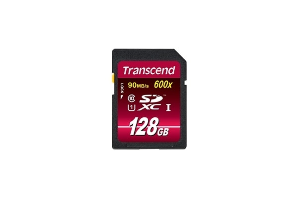 Transcend SDXC/SDHC Class 10 UHS-I 600x 128GB Memory Card