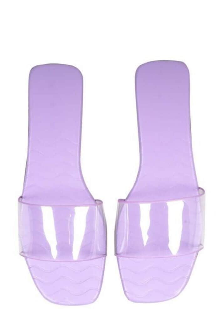 Transparent Casual Slippers In Purple Colour in Delhi at ₹ 410