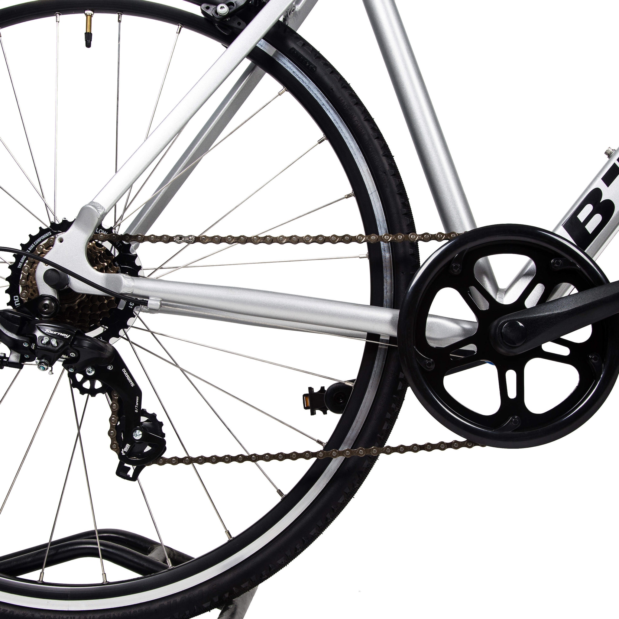 Triban Adult Road Bike RC 100 Flat Bar (M, Grey) in Nagercoil at