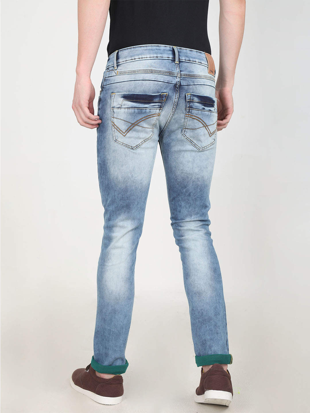 Trigger Mens Slim Fit Jeans (Indigo) in 