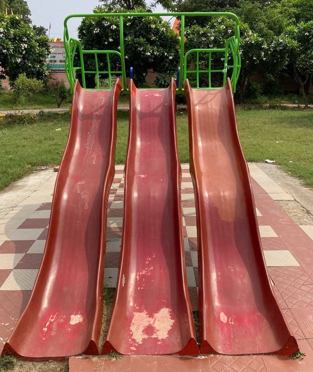 Triple Kids Playground Slider in Meerut at ₹ 35,000 Unit by
