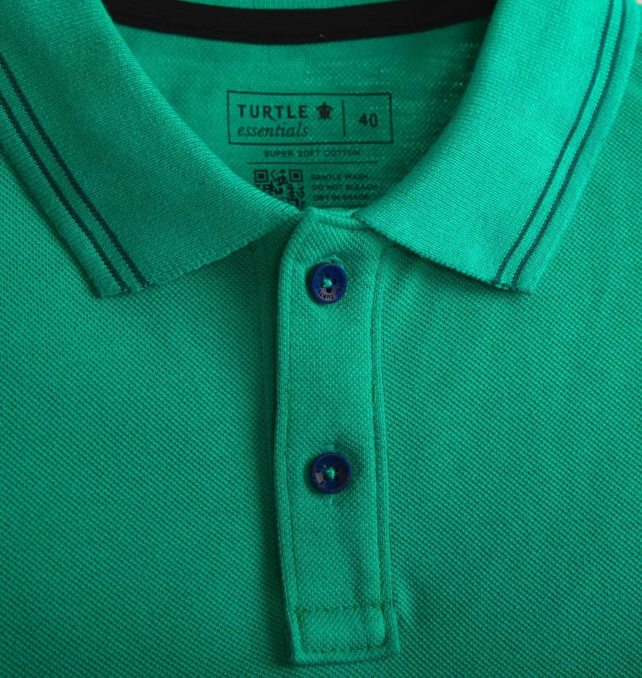 Turtle OETS-37040-1004-46-H-POLO Mens Pique Polo T-shirt Pack of - Main Image