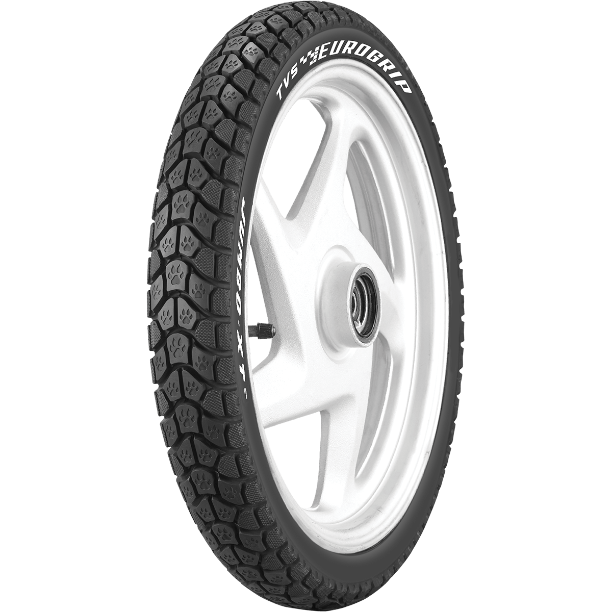 TVS EUROGRIP 90/100 10 53J Tl Rear Jumbo Xt (Rear) Tyre in