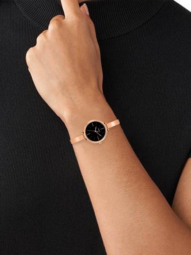 TIMEX TWEL12805 Analog Watch For Men (Vertical Satin Black) in