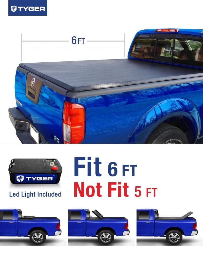 Buy Tyger Auto Tg Bc3n1029 Tri Fold Pickup Tonneau Cover Fits 05 15 Nissan Frontier 6 Feet With Without Utility Track 09 12 Suzuki Equator 6 Feet 72 Inch Features Price Reviews Online In India Justdial