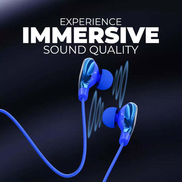 Ubon Rainbow UB-288 Wired Earphones (Blue) in Delhi at ₹ 664