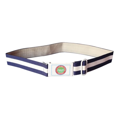 Formal Unisex Genuine Leather Buckle Belt for Waist, 35in, Box