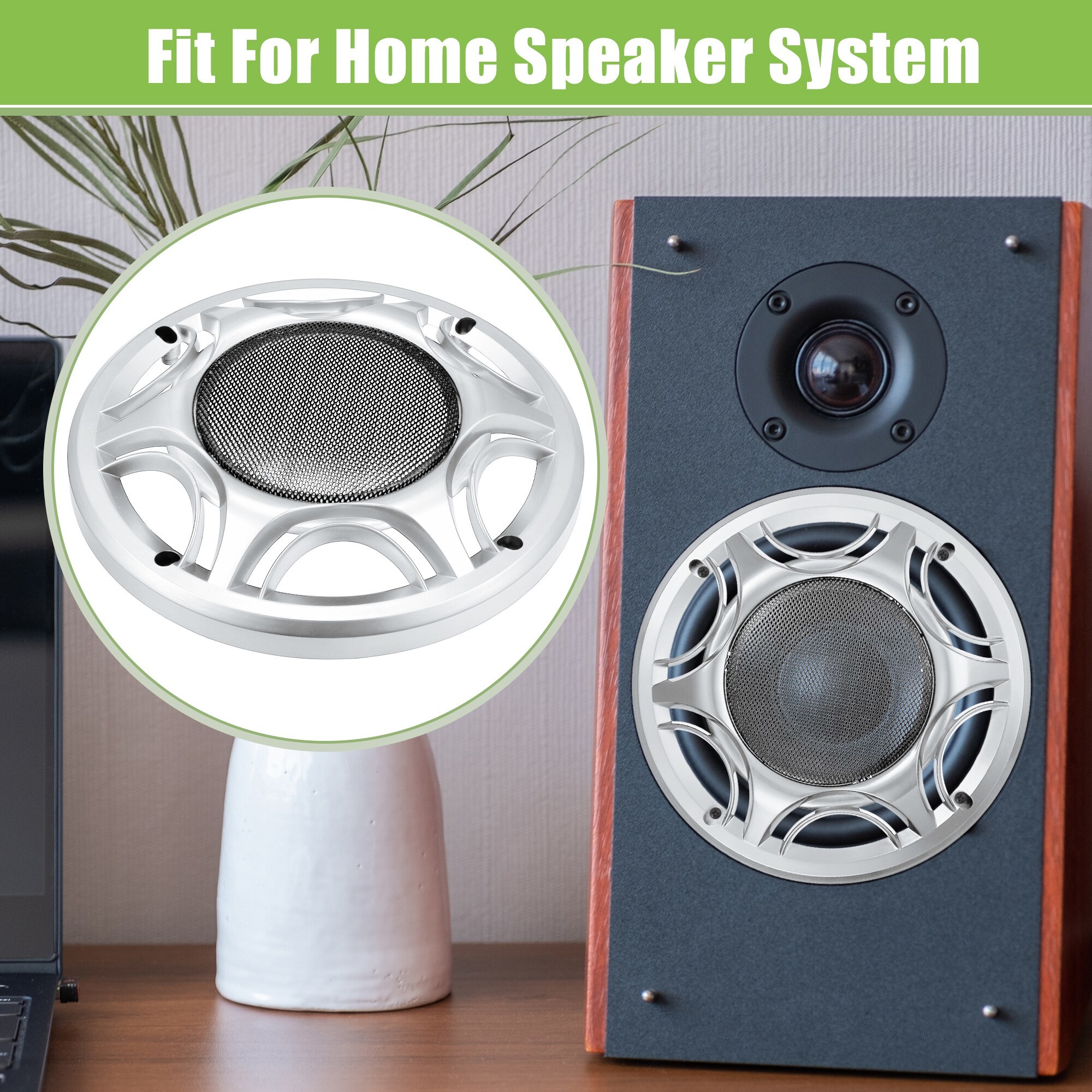 2 MR DJ DJS12 12" Subwoofer Speaker Metal Mesh Cover Waffle Speaker Grill Protect Guard Dj - View #5