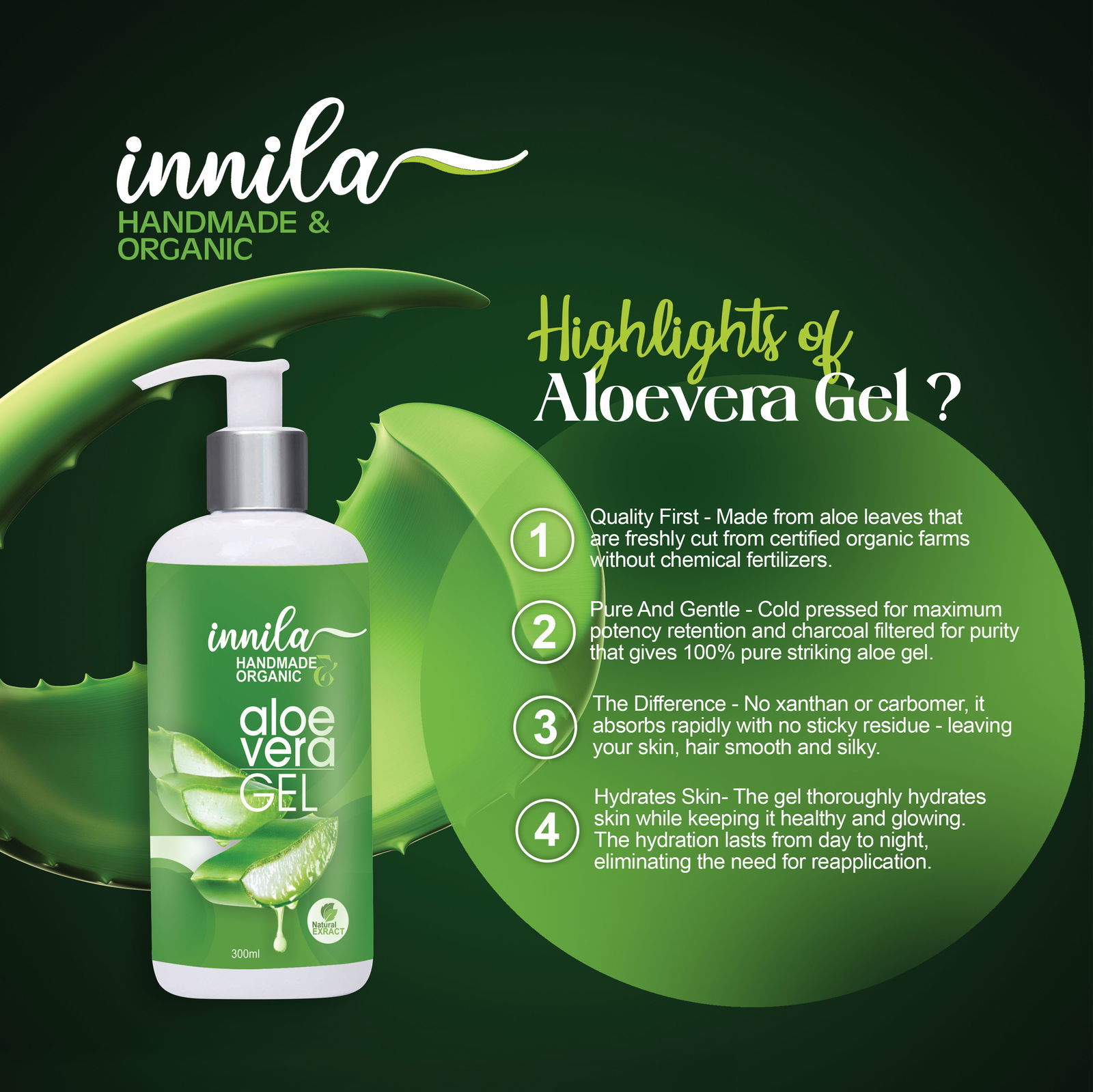 Unisex Aloe Vera Hair Growth Gel in Chennai at best price by Pure Health  Limited - Justdial