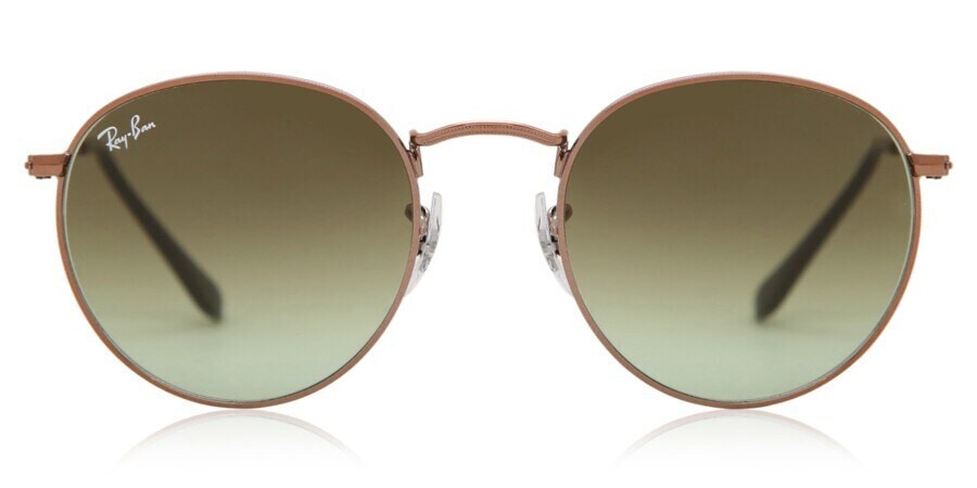Ray-Ban RB3447 9002A6 Round Unisex Sunglass (Bronze, Copper) in
