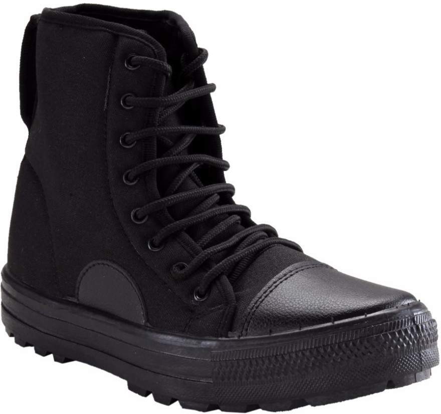 Unistar Mens High Ankle Jungle Boots (Size 6, Black) in Khargone