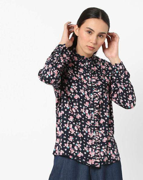 floral print shirts womens online india