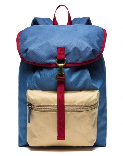 united colors of benetton color block backpack blue 6hbpu12v3
