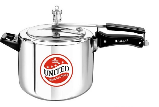 UNITED Regular GSD000019 Aluminium Pressure Cooker (Silver, 12 ltr