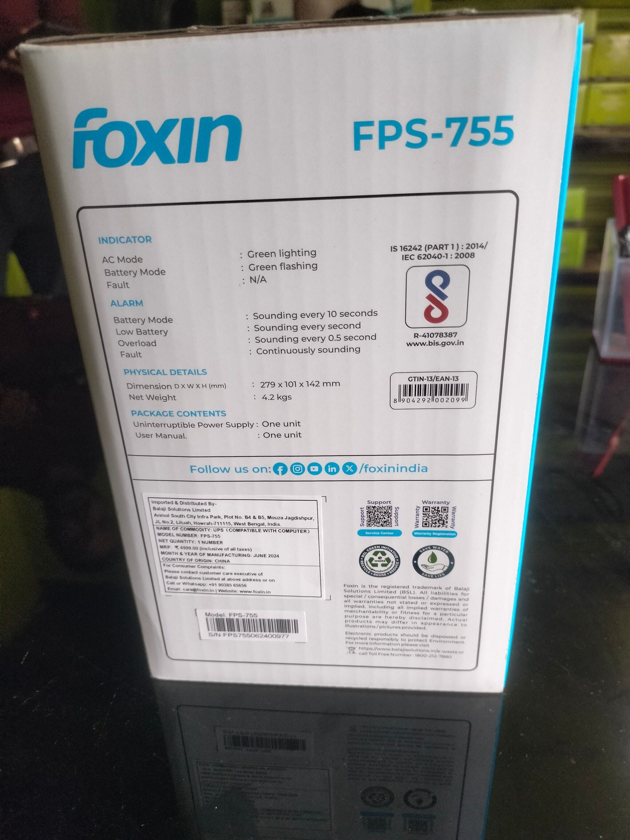 UPS 600VA in Palakkad at ₹ 2,350 Pc by Ashva Technologies