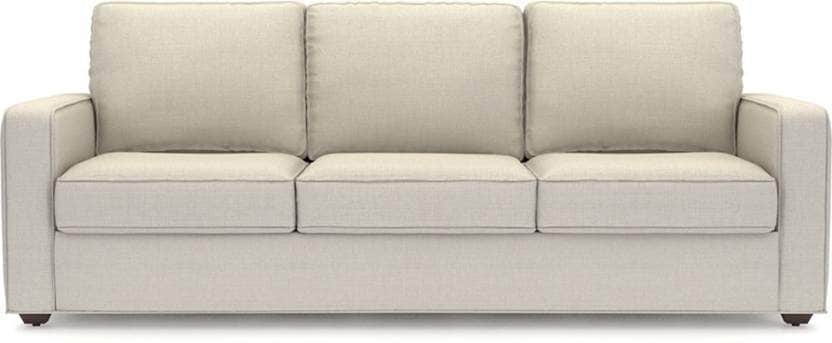 Urban Ladder Apollo 134 Fabric Sofa Set (White) in Kolkata