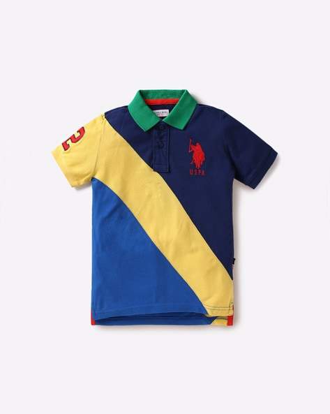 Polo Colourblock Polo T-Shirt (Multicolor) in Patna at