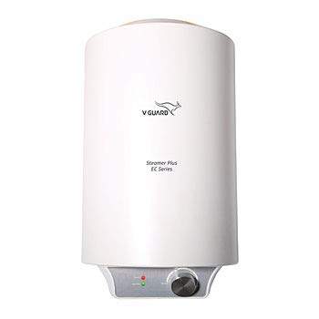 V-Guard Steamer Plus Ec 10 ltr Storage Water Heater (White) in  Thiruvananthapuram at best price by V-guard Solar Water Heateru0026inverter (  UPS ) - Justdial