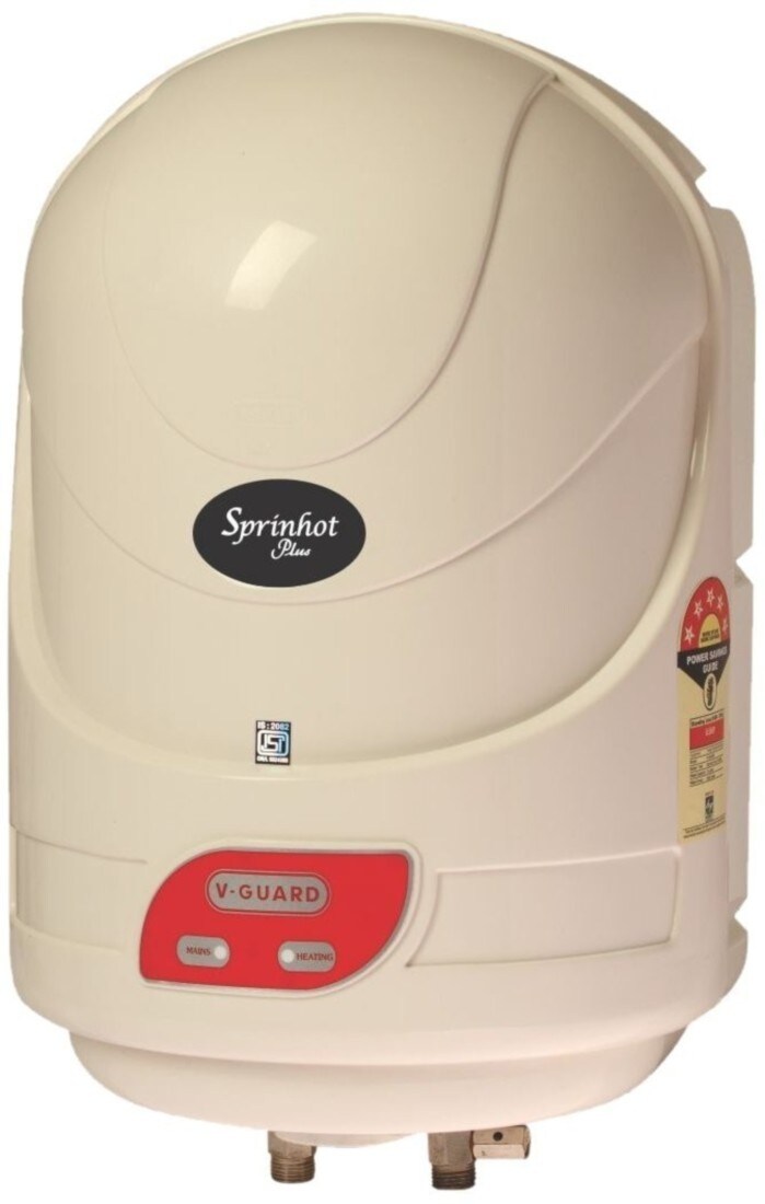 V-Guard Sprinhot Plus 10 Litre Storage Geyser Ivory in Kolkata at best price  by Subidson Electronics Pvt Ltd - Justdial