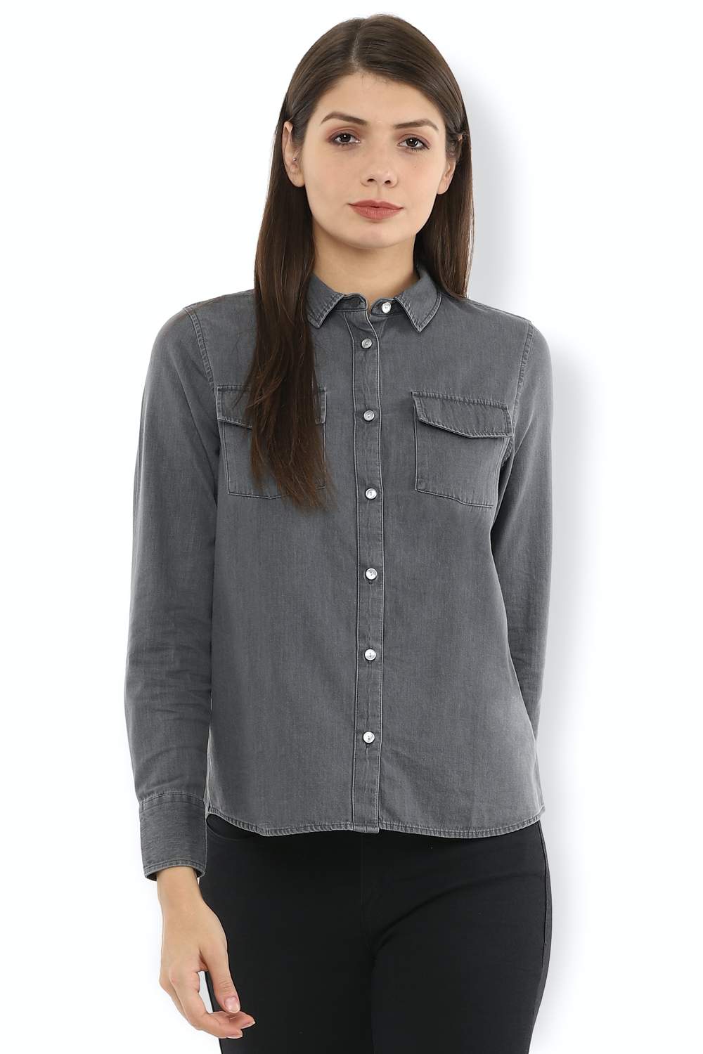 Van Heusen Grey Shirt VWSFURGPH43757 