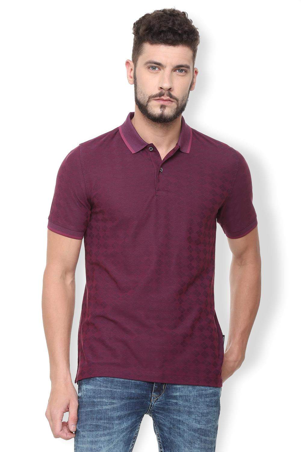 Flipkart Van Heusen Purple Shirt Buy Van Heusen Sport Contrast