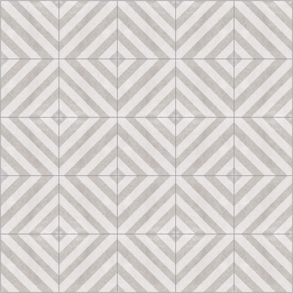 VARMORA Ribbon Dove Glossy Floor Tiles 600 x 600 mm (Dove) in ...