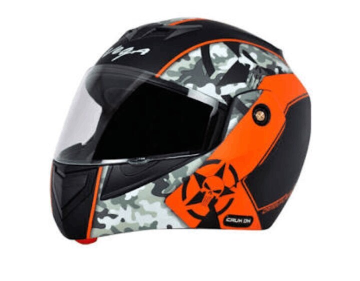 Vega Black Camouflage Bike Helmet in 