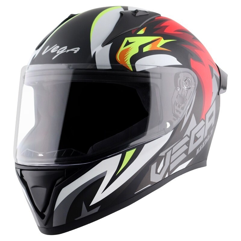 Vega Bolt Speedx Dull Black And Grey Helmet in Azamgarh at