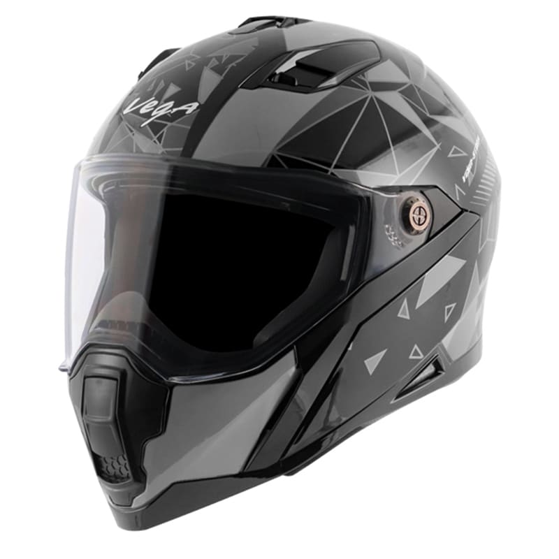 VEGA Storm Drift Black Silver Helmet (L) in Nagpur at ₹ 1,743