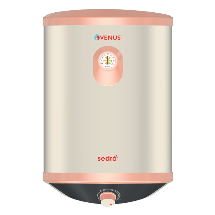 Venus Wave Vertical Electric 15 Ltr Storage Geyser White [WS15] in