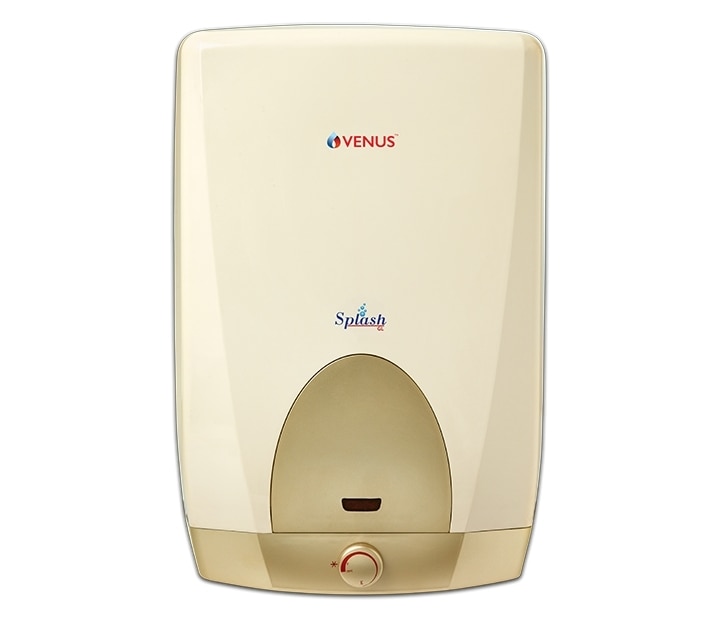 Venus Splash GL Electric 15 ltr Storage Vertical Geyser Honey Gold