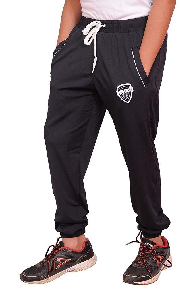 Boys navy track online pants