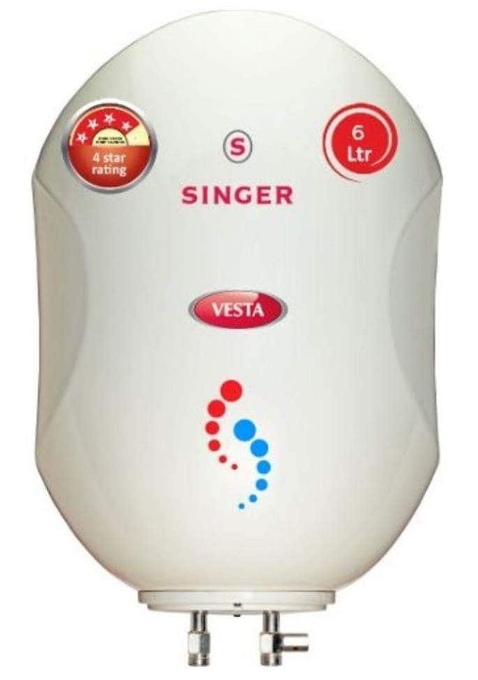 Buy Singer VESTA Water Heater 6 Litres Geyser Online - Best Price Singer VESTA  Water Heater 6 Litres Geyser - Justdial Shop Online.