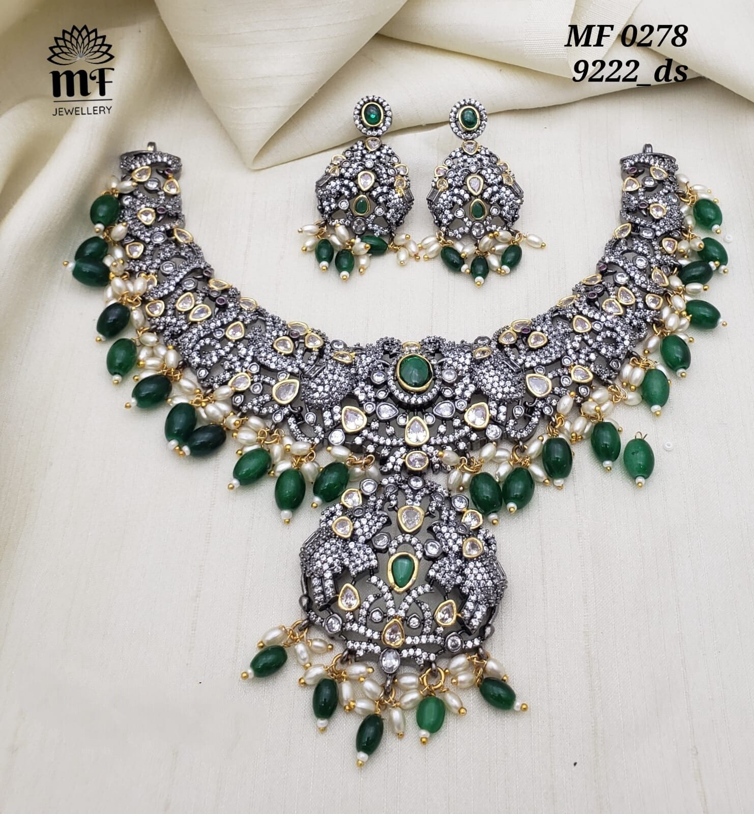 Victoria Necklace Imitation Jewellery Set MF0278 in Chennai at