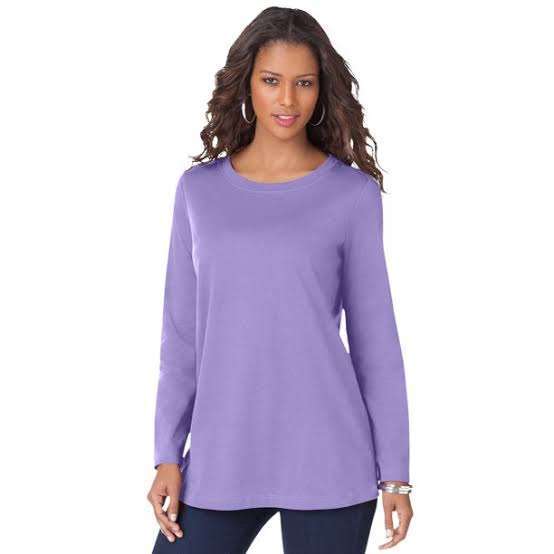 Violet Full Sleeve Women T-shirt in Mumbai at ₹ 199 ₹ 630 Pc