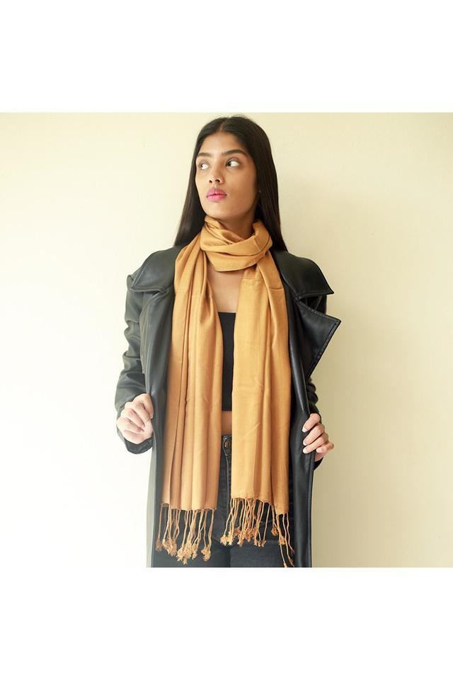 Printed Unisex Viscose Wrap Scarf with Tasseled Border in Chennai