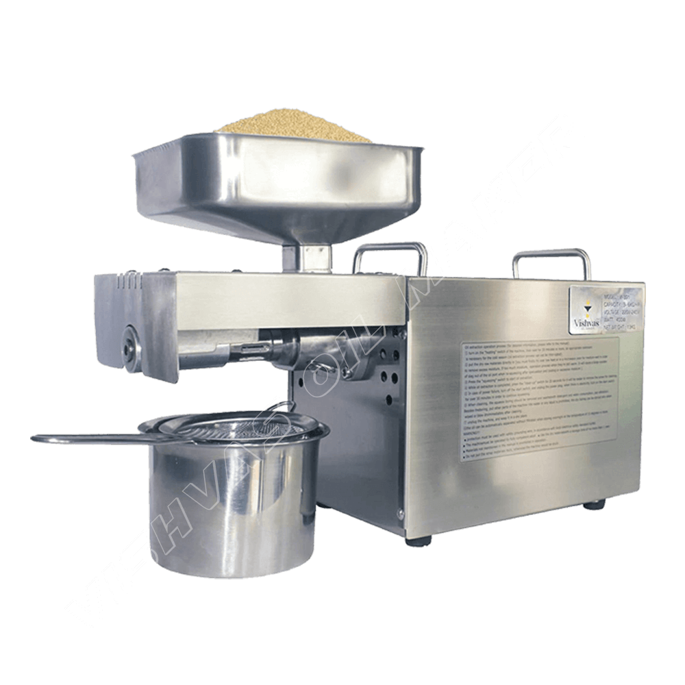 Vishvas Domestic Oil Press Machine Home Use Oil Press Machine VI - Main Image