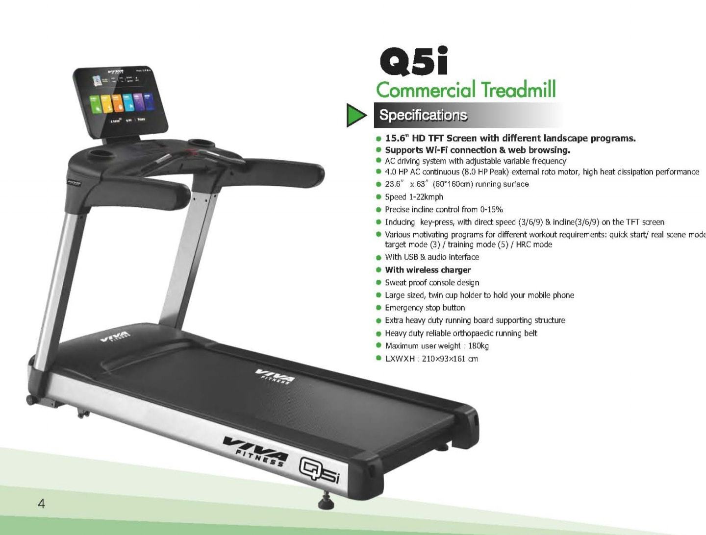 Viva Commercial Treadmill Q5 in Kanpur at ₹ L ₹ L Pc by
