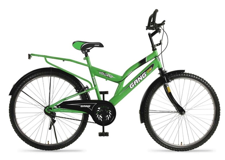 Buy Sk Bikes Volcano ZX Green Black Bicycle Online - Best Deals