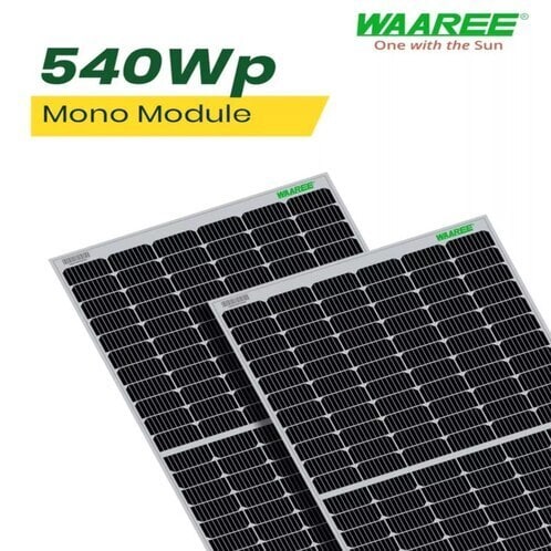 Waaree Dual Glass Mono Perc Bifacial Solar Module (540Wp) in Jaipur at ...