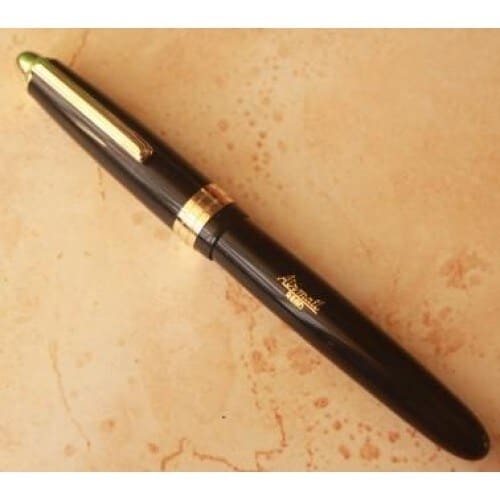 Wality Airmail 69G Large Black Acrylic Eyedropper Fountain Pen in