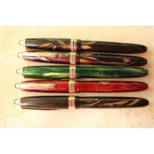 Wality Airmail 69GL Large Colourful Acrylic Eyedropper Fountain