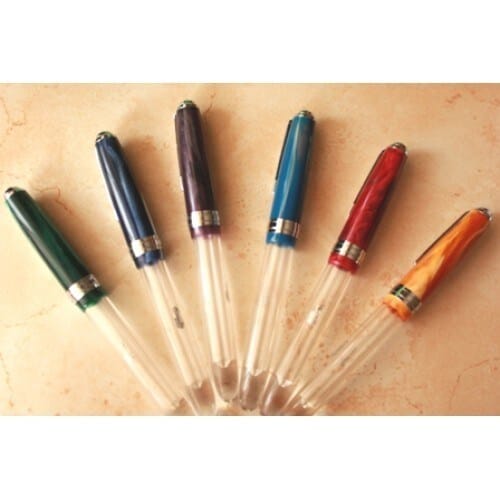 Wality Airmail 69T Clear Acrylic Eyedropper Fountain Pen in
