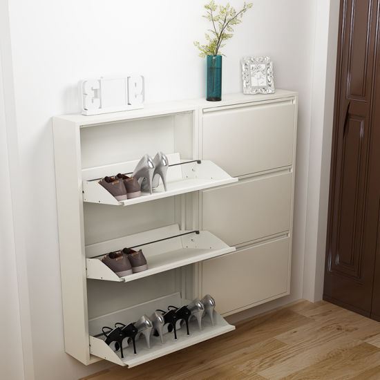 Wall Mounted Shoe Rack (White) in Jalgaon at ₹ 800 ₹ 1,000