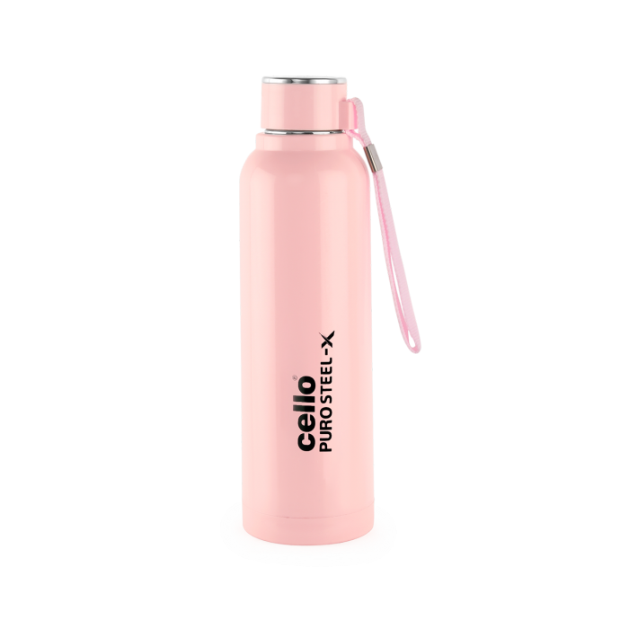 Cello Water Bottle Puro Steel-X Benz (Pink) in Delhi at ₹ 478