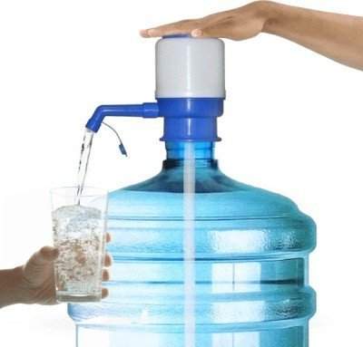 Buy Huile Water Can Bottle Dispenser Manual Hand Press Pump Bottled Hiqlt Blue And Transparent Features Price Reviews Online In India Justdial